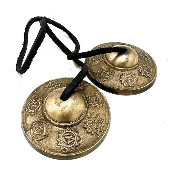 Tibetan Tingsha - Seven Chakras - approx 7cm