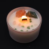 Chakra Crystal Candles - Heart Chakra