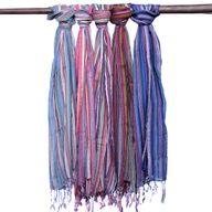 Indian Boho Scarves - 56x183cm - Random Purples