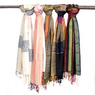 Lrg Indian Boho Scarves - 71x183cm - Random Greens