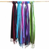 Varanasi Scarves - 56x183cm - Passion Purple