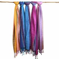 Varanasi Scarves - 56x183cm - Tantric Turquoise