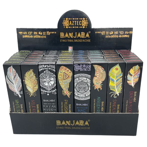 Banjara Tribal Smudge Incense - (8x 6 fragrances)