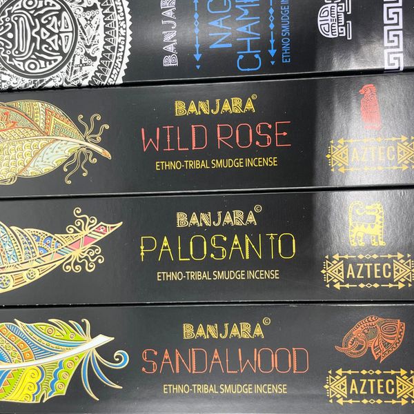 Banjara Tribal Smudge Incense - (8x 6 fragrances)