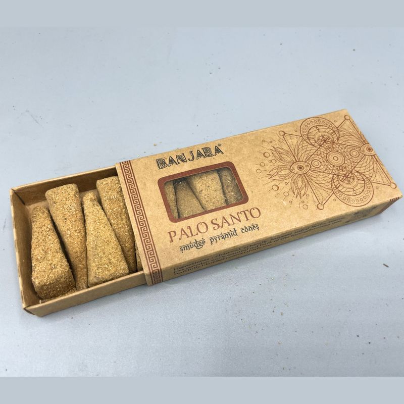 Banjara Smudge Pyramid Cones - Palo Santo