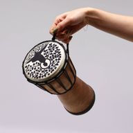 Buddha Wide Top Djembe Drum - 25cm