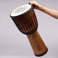 Hamsa Wide Top Djembe Drum - 50cm
