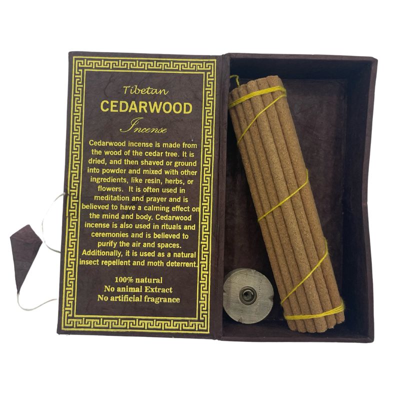 Himalayan Sughandit Dhoop incense Gift Set - Cedarwood