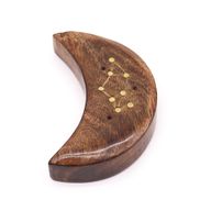 Ingraved and Brass Zodiac Sign Incense Burners - Moon