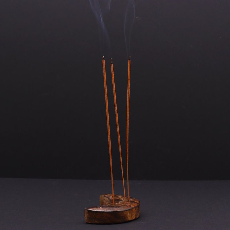 Ingraved and Brass Zodiac Sign Incense Burners - Moon