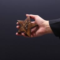 Ingraved and Brass Zodiac Sign Incense Burners - Star