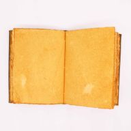 Hefty Coffee Tan Book - Zinc Owl Decor - 26x18cm