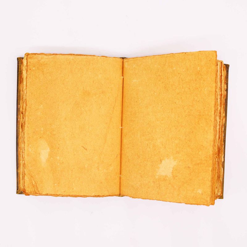 Hefty Coffee Tan Book - Zinc Owl Decor - 26x18cm