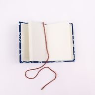 Assorted cotton-bound notepads. Block Print 7x10cm (presentation pack)