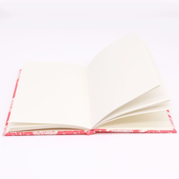 Cotton bound notebooks 20x15cm - 96 pages - Floral Pink