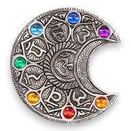 Seven Chakra Moon Incense Holder 11.5cm