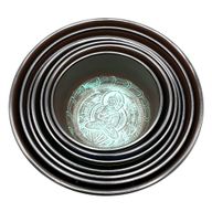 Large Chakra Set of Seven Singing Bowls (19.5-35cm)