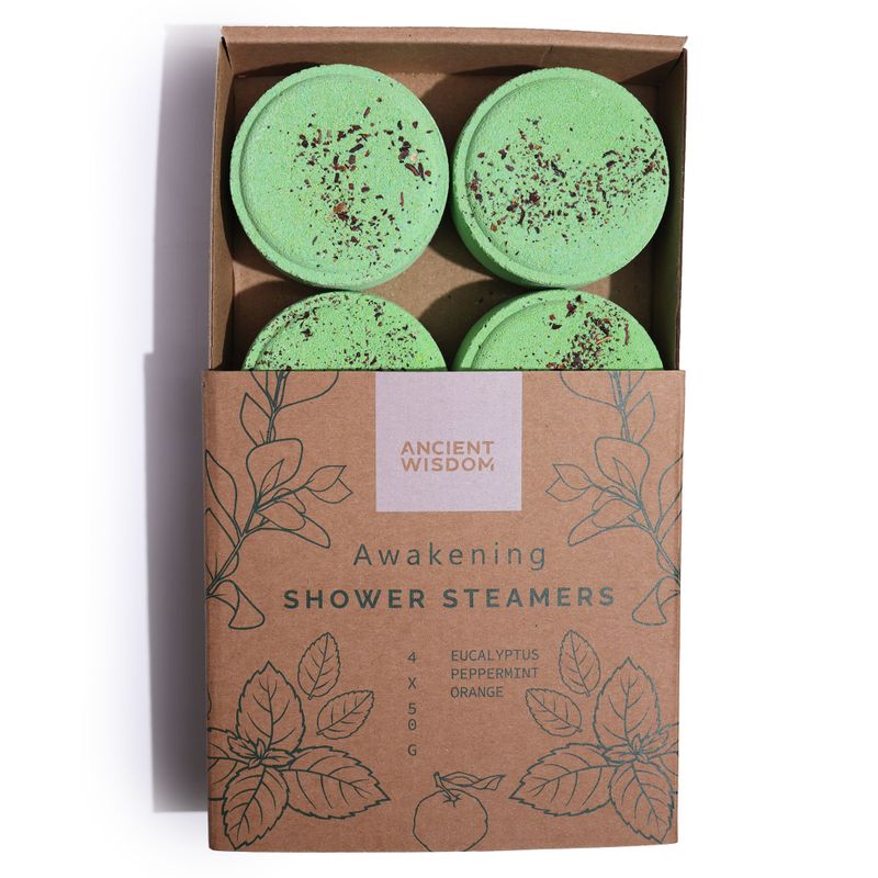 Zen Shower Steamers - Therapy Wellness Gift Set - Awakening (Green)