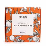 Zesty Vitamin C Bath Bombs Set – Aromatherapy Quartet