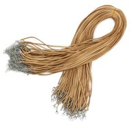 Packs Suede Pendant Cords -  2.5mm x 55cm - Tan A120