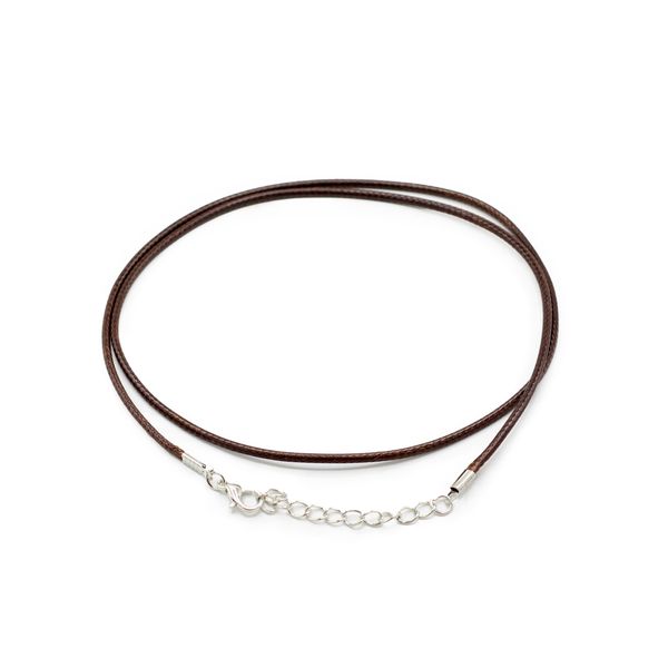 Packs Waxed Pendant Cords - 2mm x 55cm - Assorted - Dark Brown 112