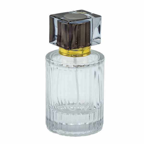 Chocolate - 50ml Round Ribbed Bottle, Spray and Cap