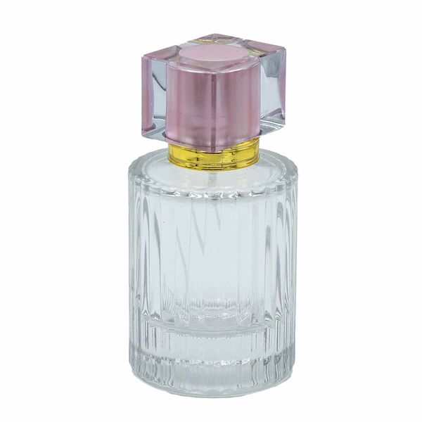 Soft Rose - 50ml Round Ribbed Bottle, Spray and Cap
