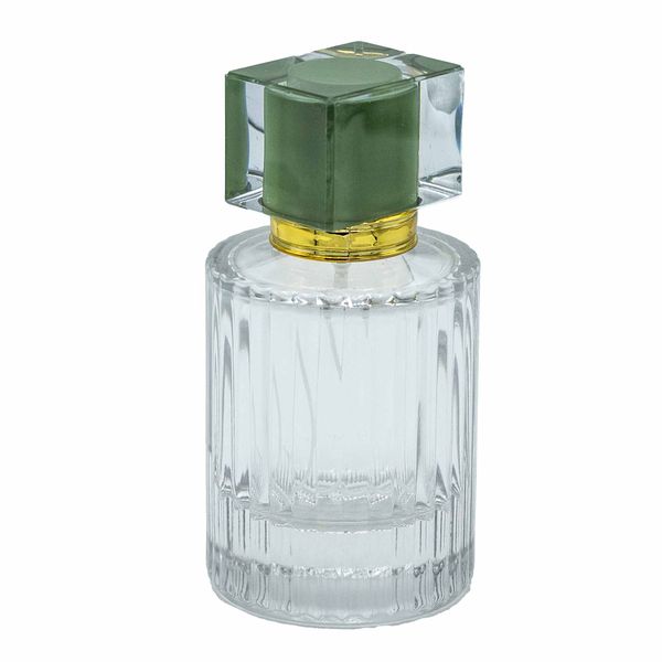 Teal Moss - 50ml Round Ribbed Bottle, Spray and Cap