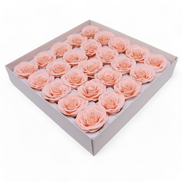 Craft Soap Flower - Lrg (7-Layer) Vintage Rose - Edwardian Blush
