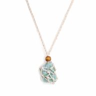 Crystal Gemstone Necklace Cord 45cm/18inch - Natural