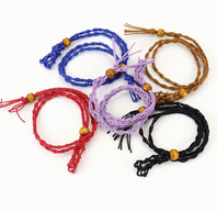 Crystal Gemstone Necklace Cord 45cm/18inch - Mix Pack 5 of each colour