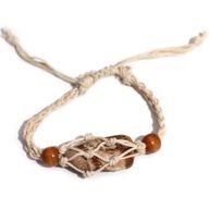 Crystal Gemstone Bracelet Cord 20-28cm/7.8-11inch - Natural