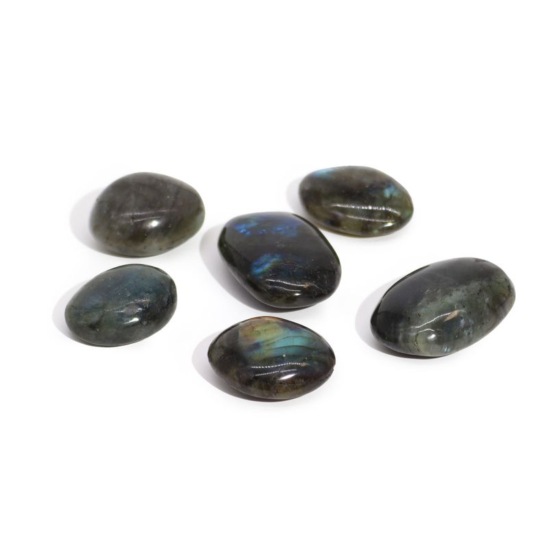 Madagascar Labradorite Palm Stones (approx 17-40g 35-50mm)