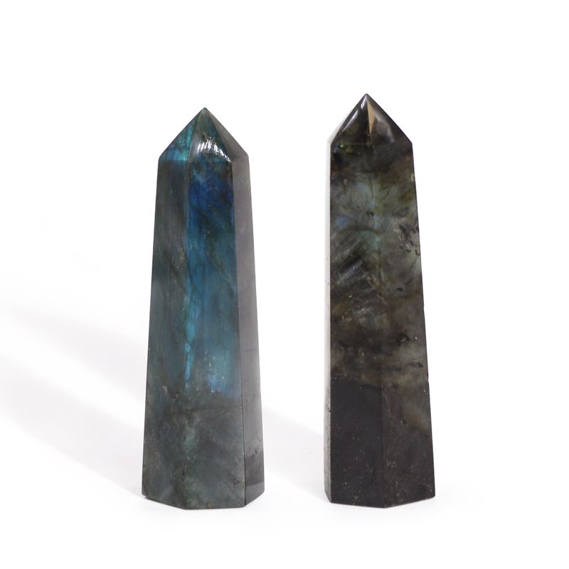 Madagascar Labradorite Points (approx 63-93g 80-90mm x25mm)