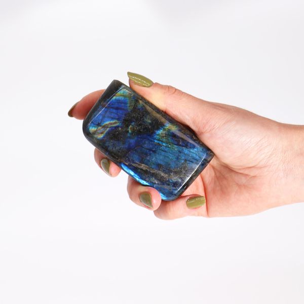 Madagascar Labradorite Medium Stone (approx 250-370g 65-90mm)