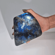 Madagascar Labradorite Statement Stone (approx 900-1100g 100-170mm)
