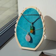 Small Oval Necklace Display  19x13cm