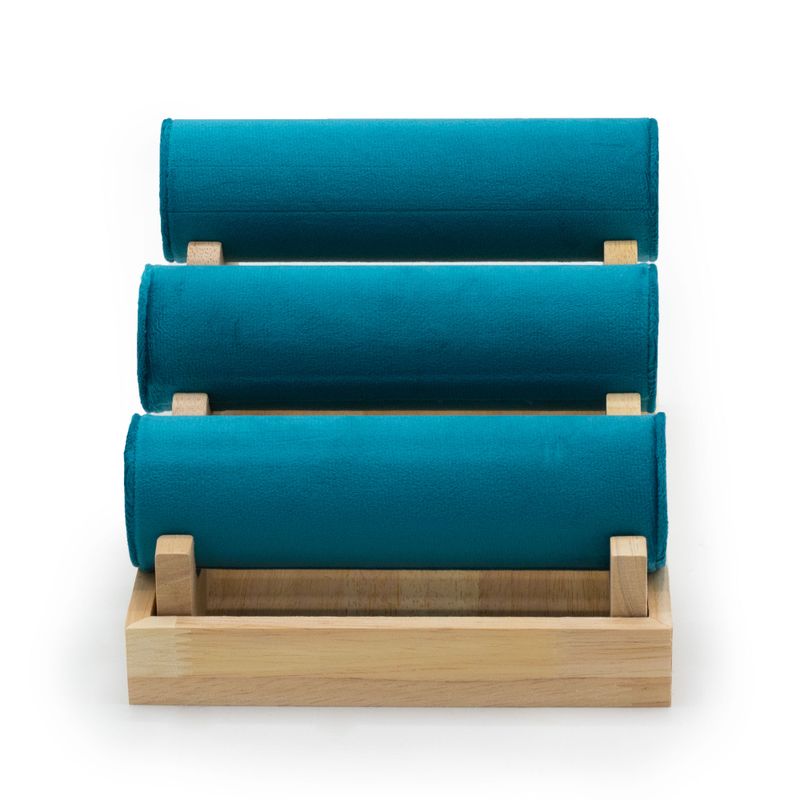 Three Bar Tiered Bangle Display  24x18x13cm