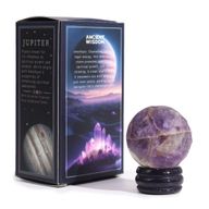 Ametyst Planet on a Solar Goldstone Stand - 40mm  (30x15mm stand)