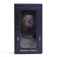 Ametyst Planet on a Solar Goldstone Stand - 40mm  (30x15mm stand)