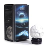 White Howlite Planet on a Solar Goldstone Stand - 40mm (30x15mm stand)