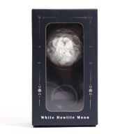 White Howlite Planet on a Solar Goldstone Stand - 40mm (30x15mm stand)