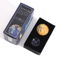 Crazy Lace Jasper Planet on a Solar Goldstone Stand - 40mm (30x15mm stand)