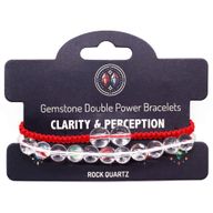Gemstone Double Power Braclets- Rock Quartz