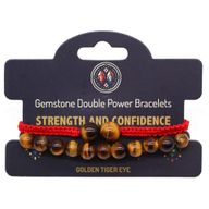 Gemstone Double Power Braclets- Tiger Eye