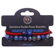 Gemstone Double Power Braclets- Sodalite