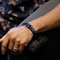Gemstone Double Power Braclets- Sodalite