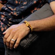 Gemstone Double Power Braclets- Yellow Adventurine