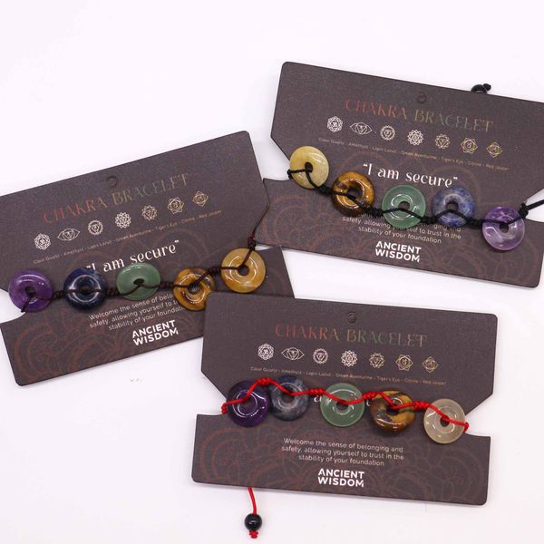 Chakra String Bracelets - Large Donuts