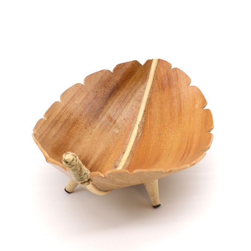 Coconut Leaf Tea Stand - Natural